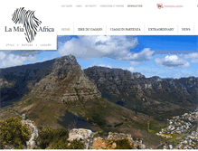 Tablet Screenshot of lamiafrica.com